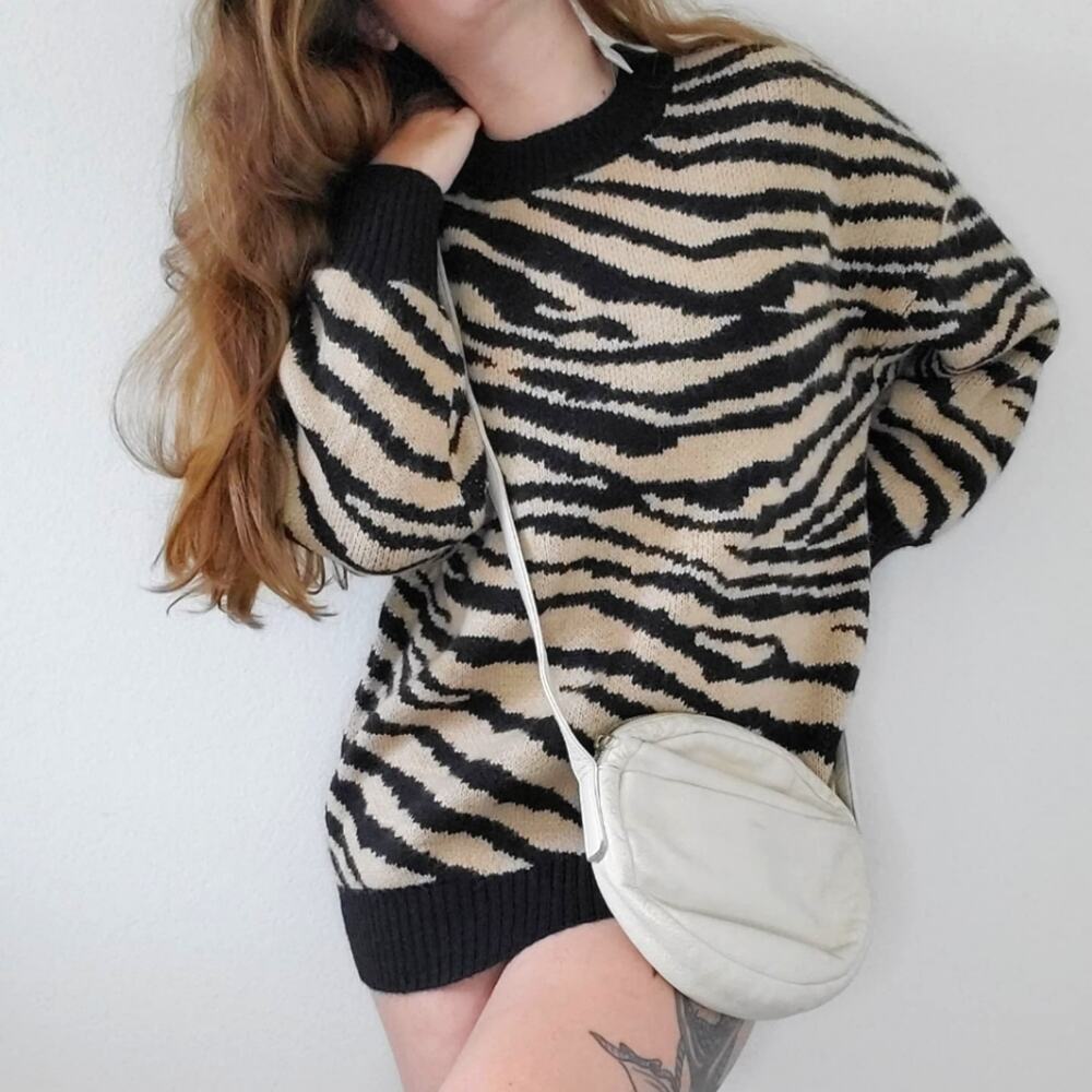 NWT Sanctuary tiger striped oversized sweater
